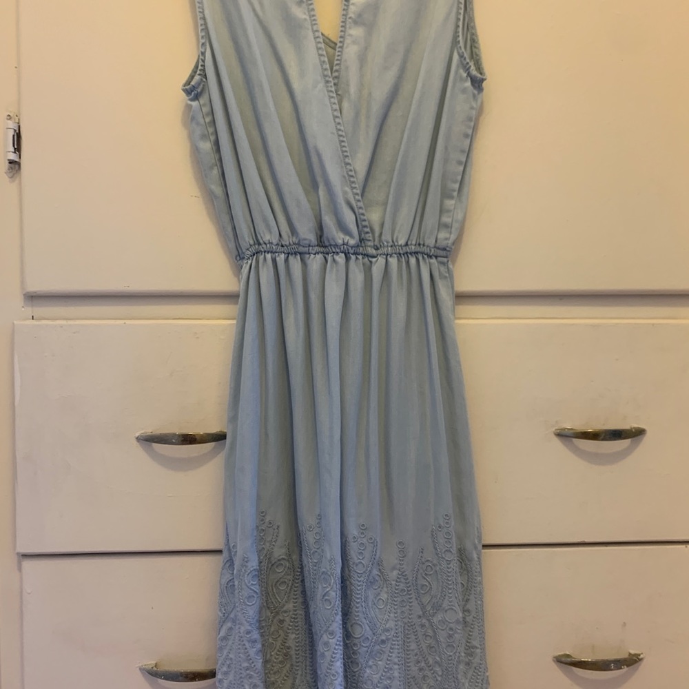 Holding Horses light blue dress